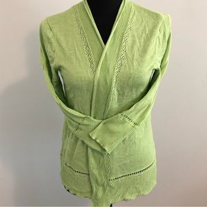 Brand new green christopher & banks cardigan💚